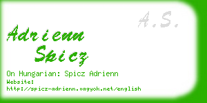 adrienn spicz business card